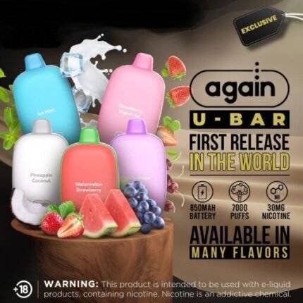 Again U-Bar 7000 Puffs