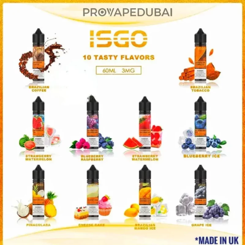 Isgo E Liquid 60ML Shisha