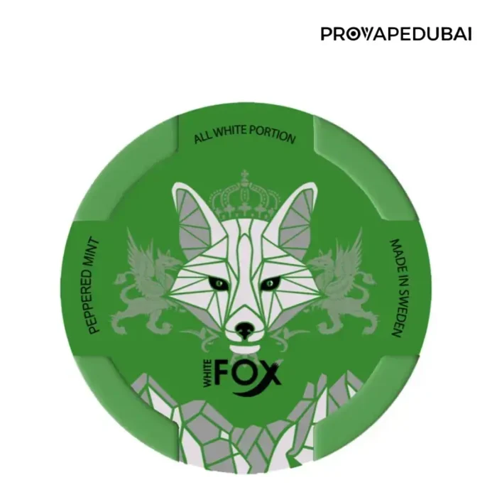 White Fox Peppered Mint All White Portion Slim 16 mg