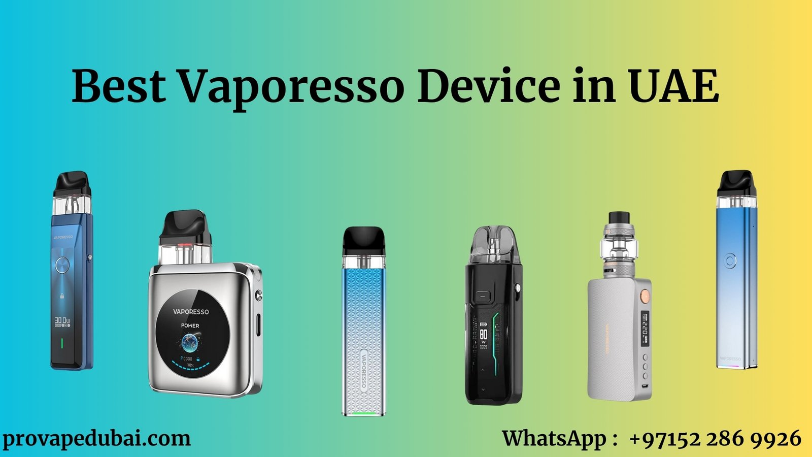 Best Vaporesso in UAE Guide: Devices, Coils & Accessories