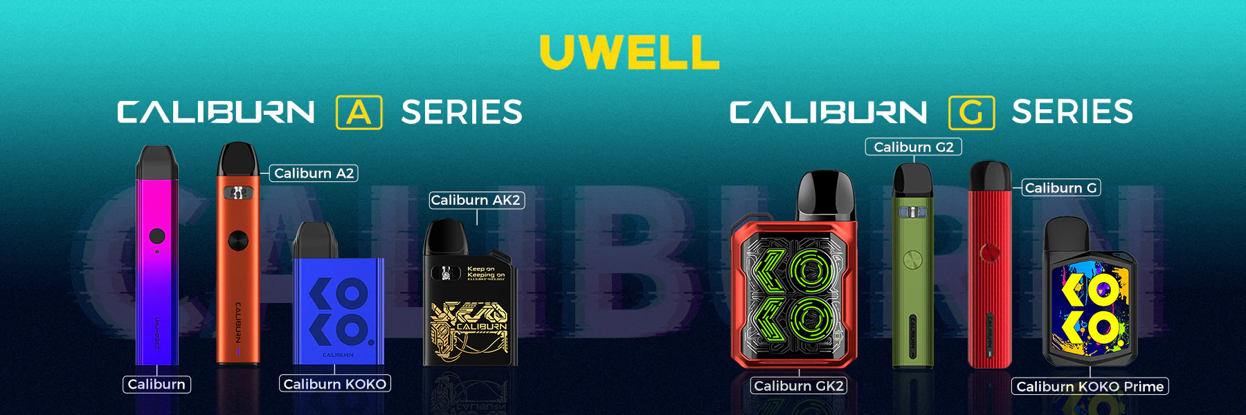 Uwell Caliburn Devices Explained: UAE Buyer's Guide to Pods & Prices