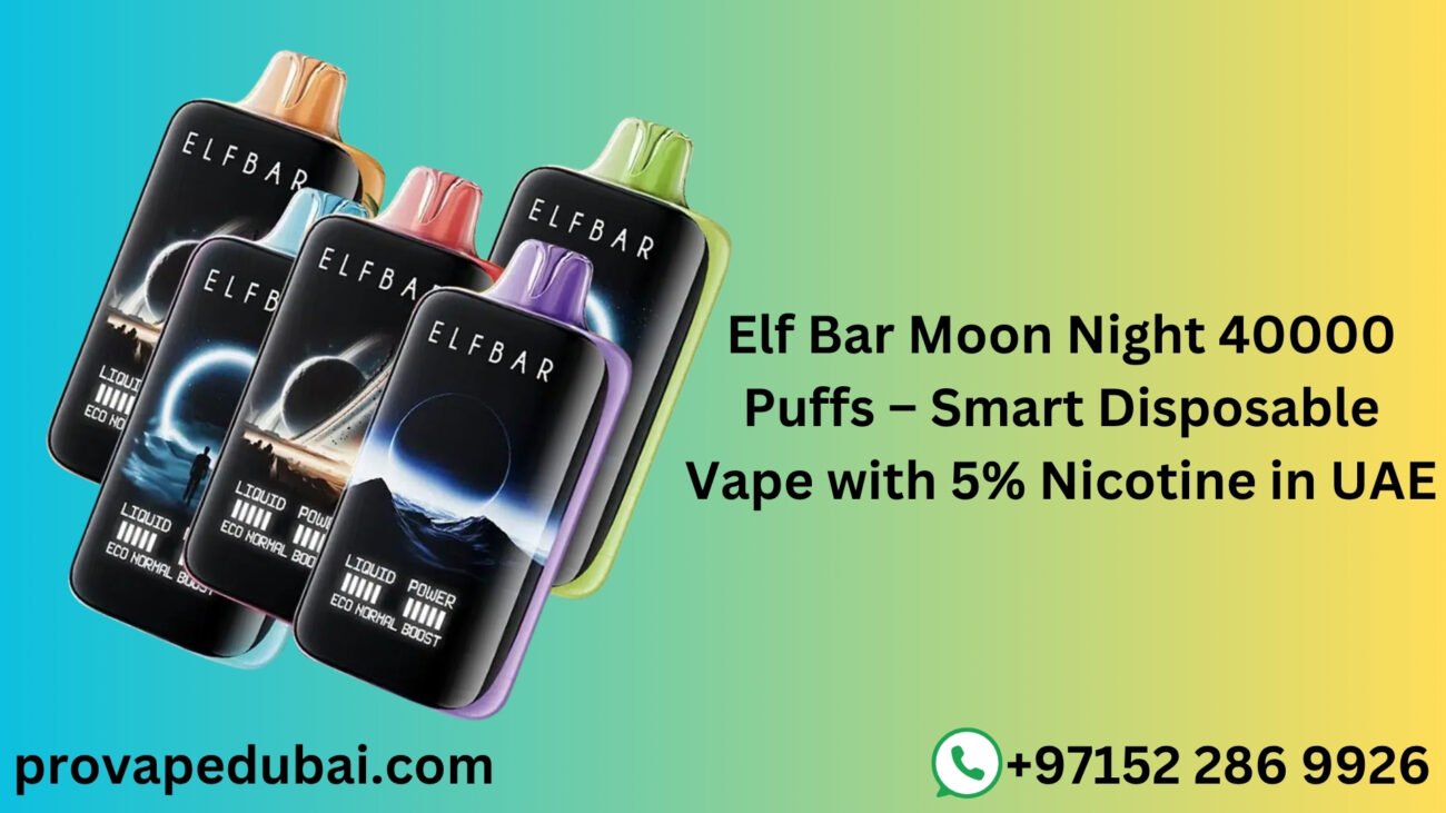 Elf Bar Moon Night 40000 Puffs – Smart Disposable Vape with 5% Nicotine in UAE
