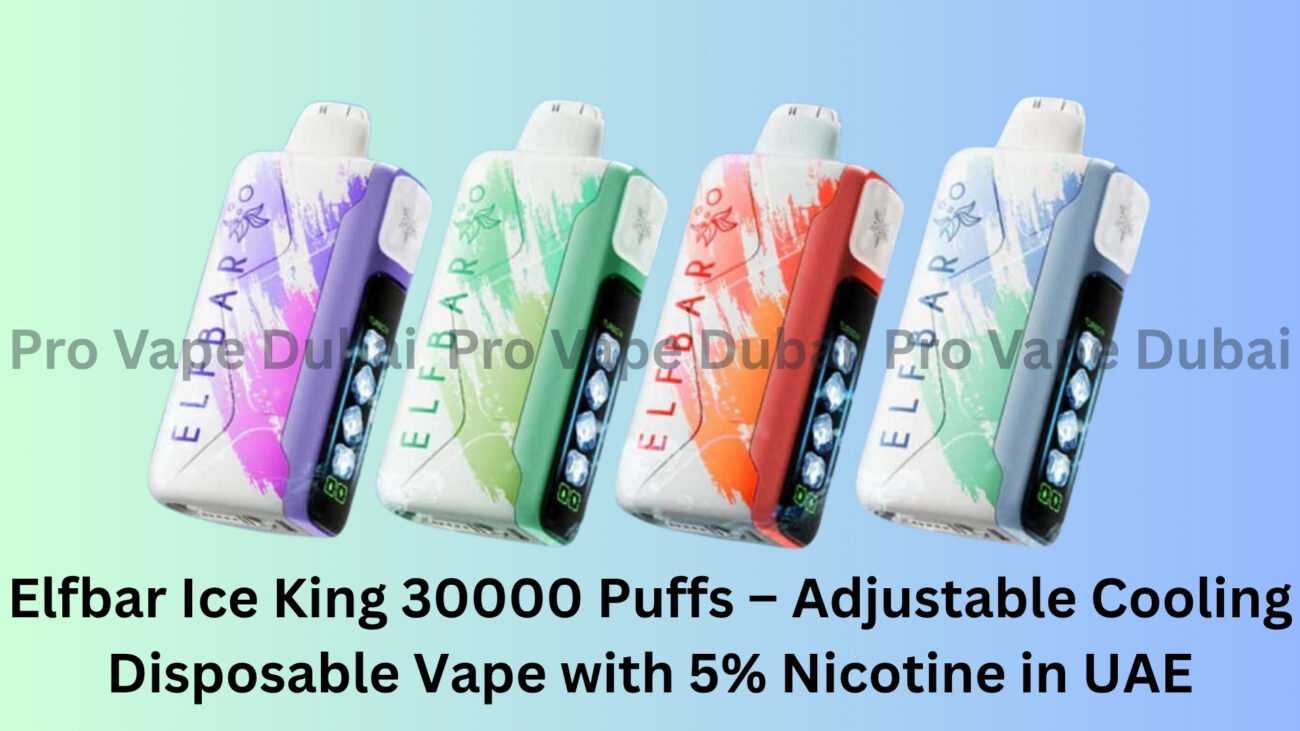 Elfbar Ice King 30000 Puffs – Adjustable Cooling Disposable Vape with 5% Nicotine in UAE